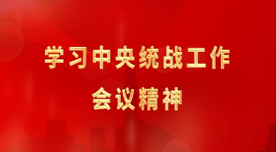 學習中央統(tǒng)戰(zhàn)工作會議精神